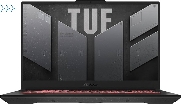 ASUS TUF Gaming A17/ FA707NUR-HX057/ R7-7435HS/ 17.3 FHD Value IPS-level AG 16:9 144Hz/ RTX 4050 6GB/ 16GB/ 1TB/ DOS/ Mecha Gray ноутбук